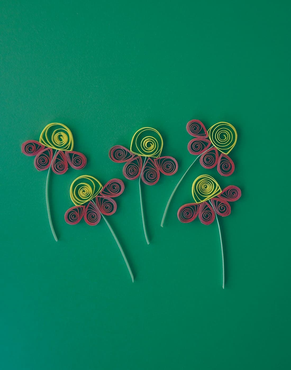 A colourful bouquet of hand-sculpted foam clay flowers made at a Pink Pune workshop in Pune